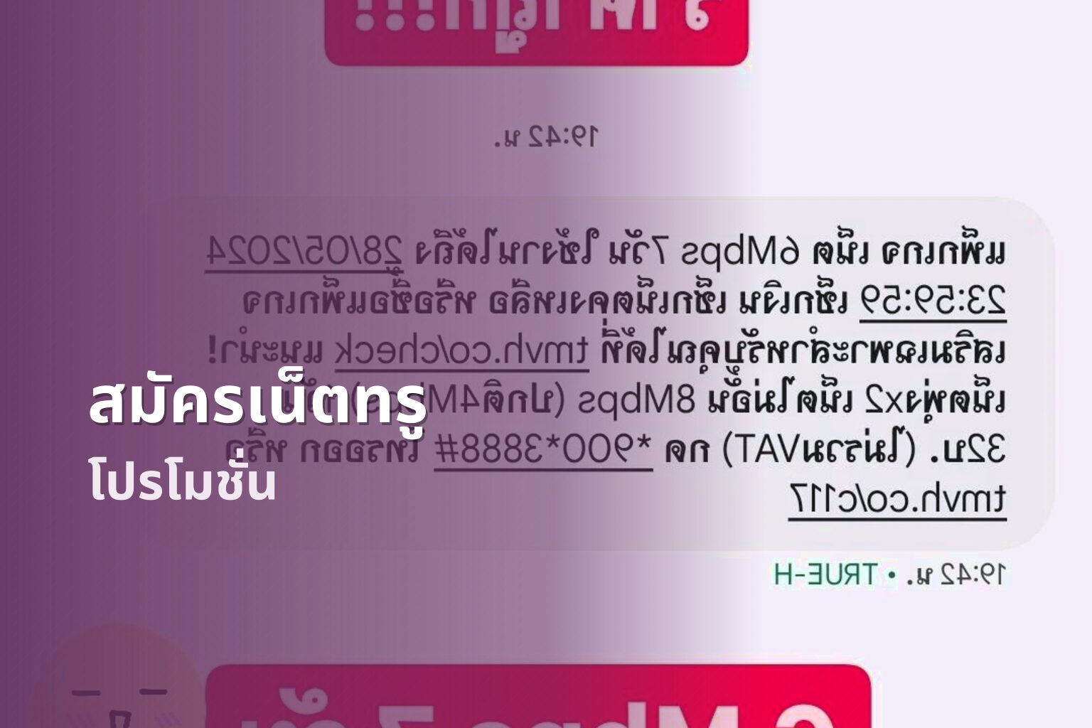 สมัครเน็ตทรู โปรโมชั่น