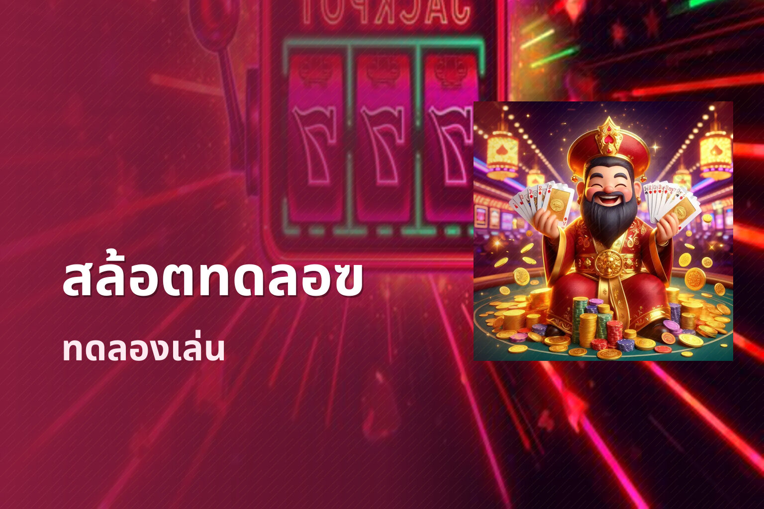 สล้อตทดลอฃ ทดลองเล่น