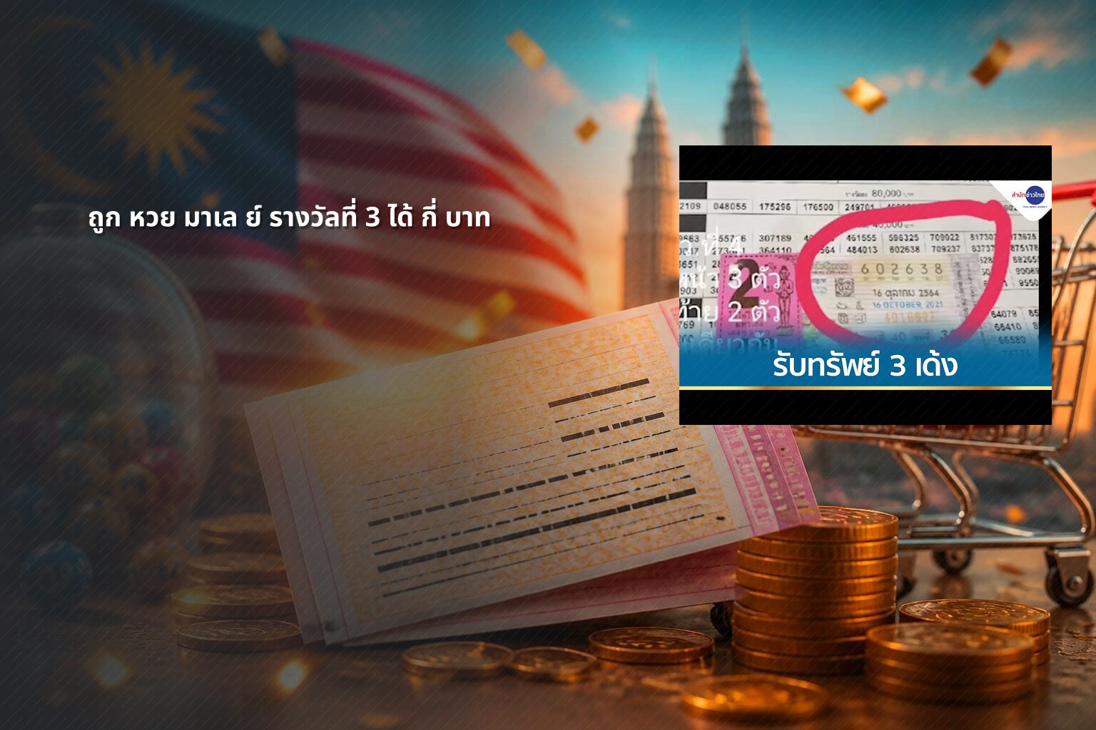 ถูก หวย มาเล ย์ รางวัลที่ 3 ได้ กี่ บาท - หวยมาเลย์