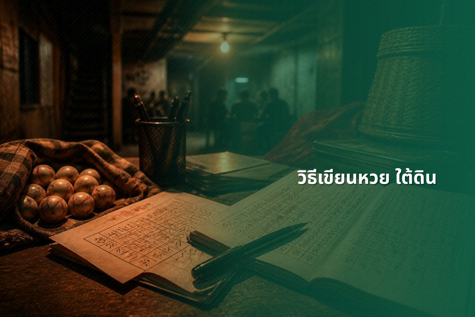 วิธีเขียนหวย ใต้ดิน - หวยใต้ดิน