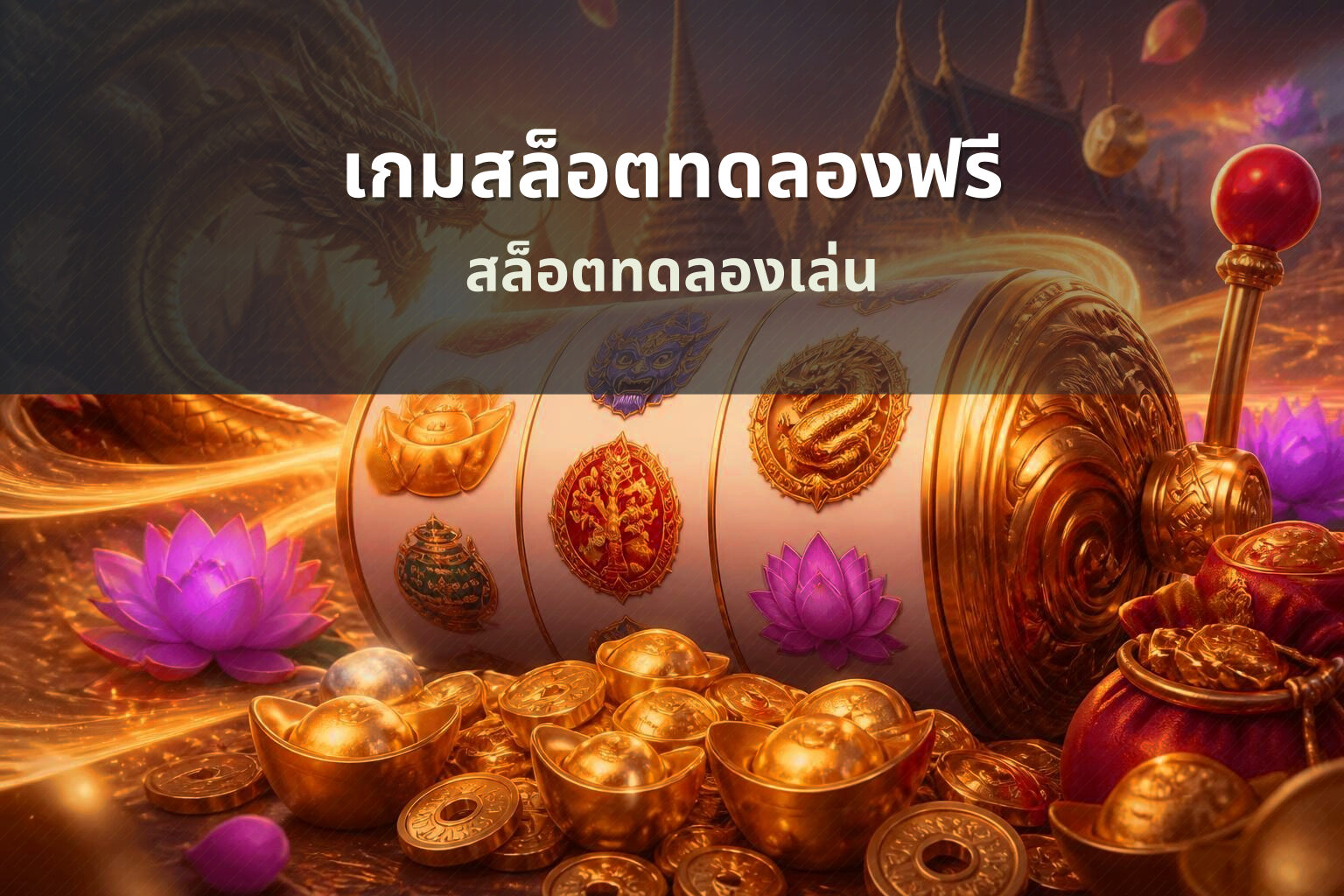 เกมสล็อตทดลองฟรี - slot game trial
