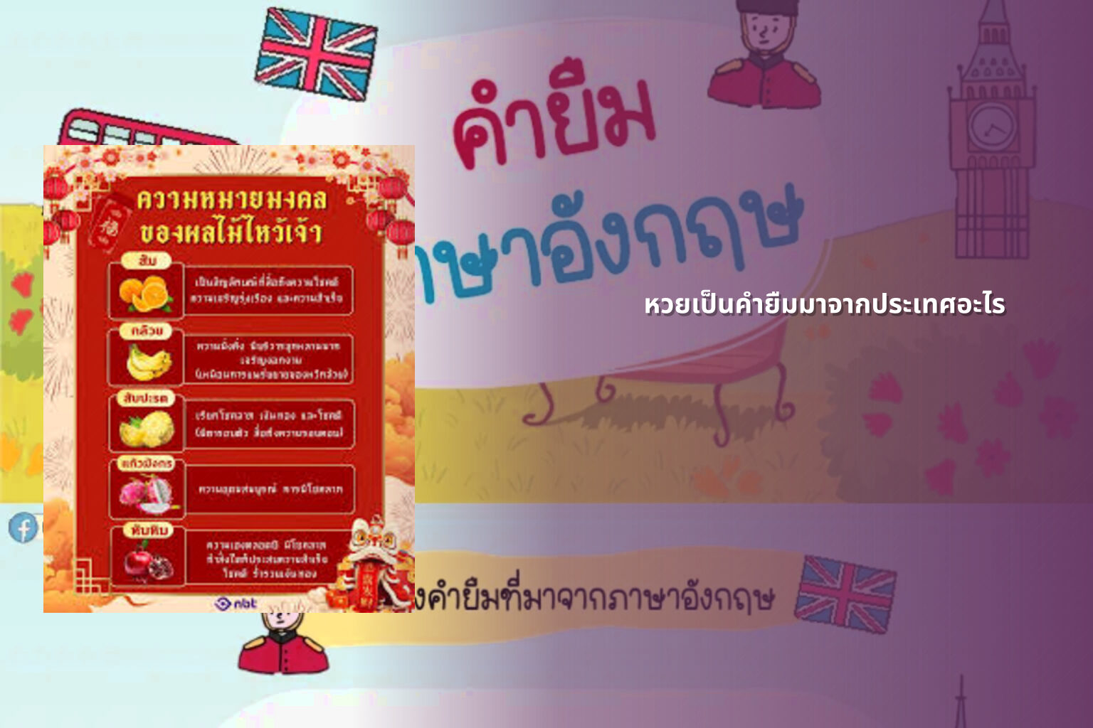 หวยเป็นคำยืมมาจากประเทศอะไร - หวย