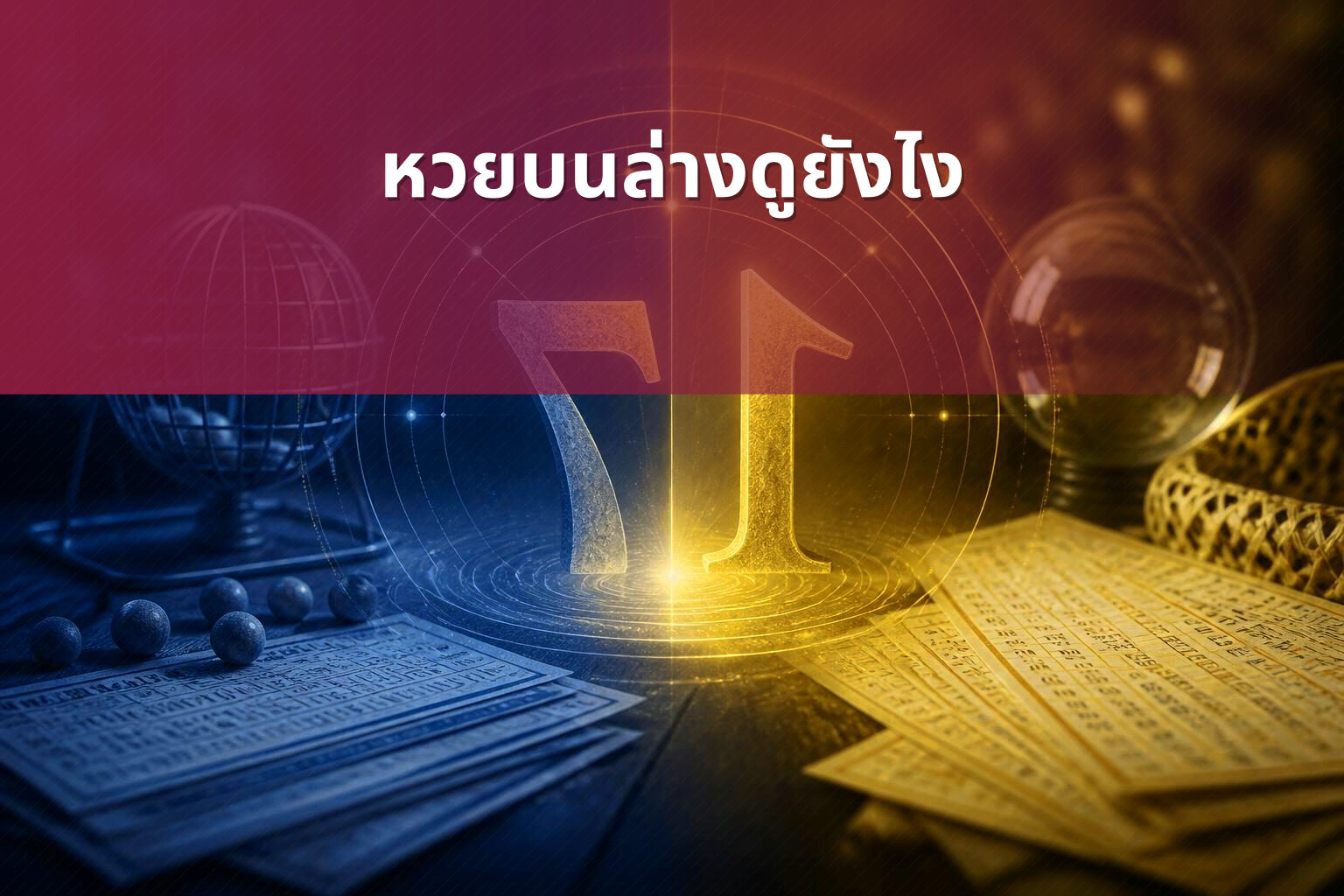 หวยบนล่างดูยังไง - หวย